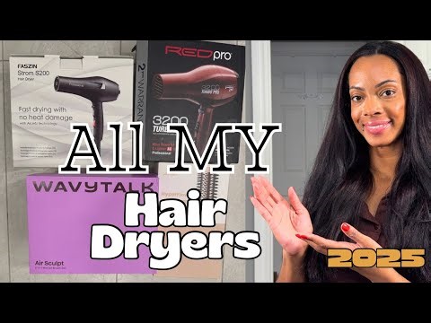 Best Blow Dryers of 2025 for curly hair - Heat Tools Collection Review - Red Pro, Wavytalk, Aimike