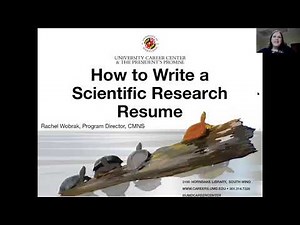 How to Write a Scientific Research Resume