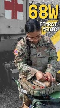 68W MOS COMBAT MEDIC