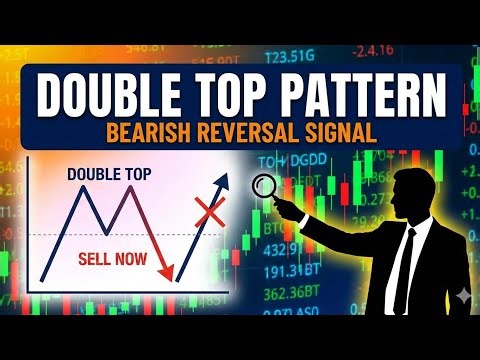 Master the Double Top Pattern:📈 Entry, Exit & Stop Loss💵(Price Action Strategy)/candle stick pattern