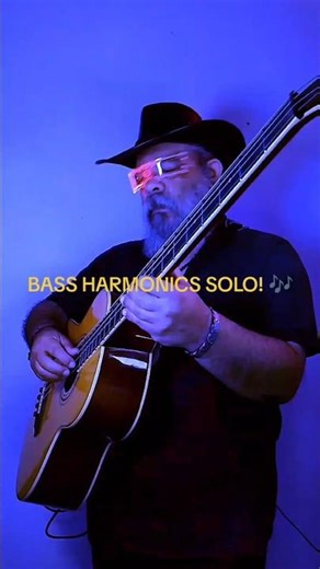 Acoustic Bass Solo: Harmonics in A D G C Tuning 🎸 (Unique Sound)