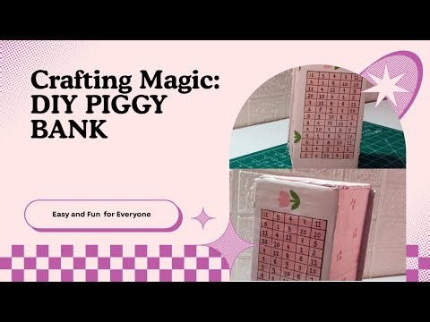 DIY Piggy Bank from Cardboard| Easy Craft for Kids