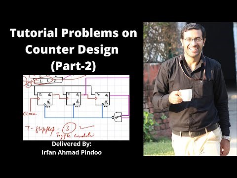 Tutorial Problems (Part-2): Design of Asynchronous Mod-6 UP Counter using T flip flop