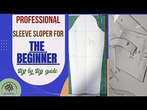 PATTERN DRFTING CLASSES ONLINE VIDEO 006 /PROFESSIONAL LONG SLEEVE SLOPER FOR THE BEGINNER
