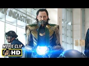 AVENGERS: ENDGAME (2019) Loki Steals the Tesseract [HD]