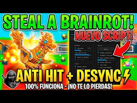NUEVO SCRIPT PARA STEAL A BRAINROT | ANTI-HIT, DESYNC, INVISIBLE, INSTANT STEAL | DELTA EXECUTOR