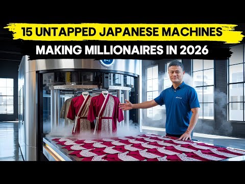 15 Japanese Machines That Are About to Take Over 2026 — And Your City Has ZERO of Them