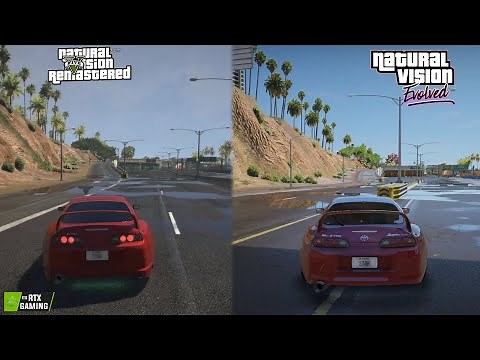 GTA 5 - 2023 NaturalVision Remastered vs NaturalVision Evolved Graphics Comparison
