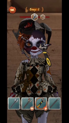 Young Pennywise Doll Restoration + Dress Up! #asmr #shorts #fyp