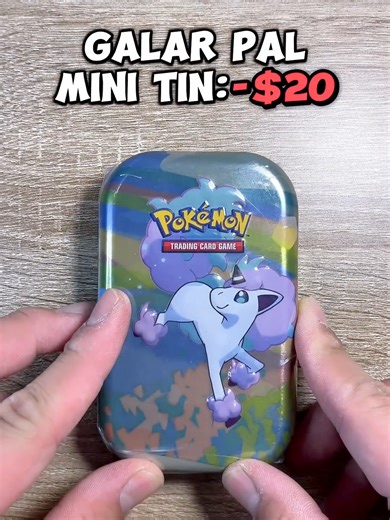 Galar Pals Mini Tin Pack Opening #pokemon #pokemontcg #pokemoncards #pokemoncommunity #pokemonopening #pokemontiktok
