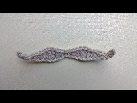 Slim Mustache Crochet Tutorial