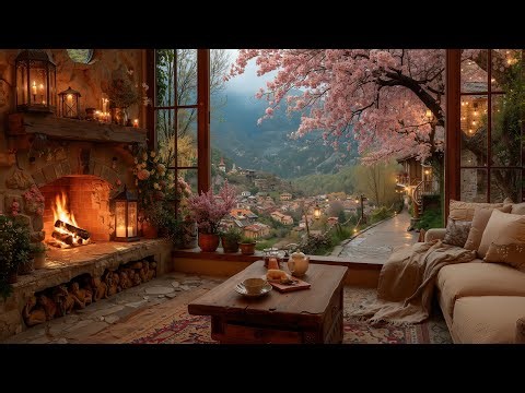 Gentle Spring Rain & Birds Singing 🌸 4K Nature Ambience for Relaxation & Calm