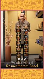 Vertical Handpainted Dasavatharam panel from Ikyem priced @ ₹ 16,499 /- Search with the keyword "Dasavatharam panel” in our website ikyem.com (Or) To Order ONLINE direct link https://www.ikyem.com/collections/handcrafted-wood-collection/products/kk01152 To Order OFFLINE 📞 Call us @: 0900303841 🏪Our Chennai Store -No:27 - Rama Nilayam, Hindi Prachara Saba Street, T.Nagar, Chennai Also @ NO:33, 70 ft Road, Jawahar Nagar, Perambur, Chennai #Ikyem #shrus #homedecor #homefurnishings #aesthetic #han