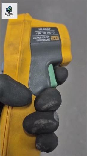 "Infrared Temp Gun — How It Works in 40 Seconds! ⚡" #hvac #InfraredThermometer #tooltips #gulftech