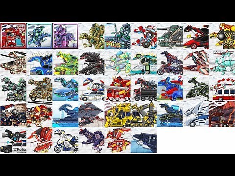 All Dino Robot Tranformers Moments - Slow Motion | Eftsei Gaming