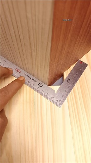 Simple Tips to Measure Wood Corners at Non-90° Angles #woodworking #carpentry #shorts