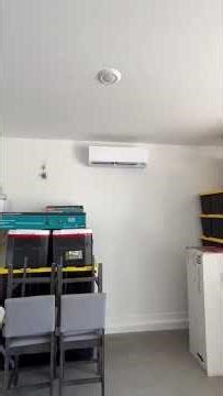 We installed a mini split in this Phoenix garage to make the space comfortable year-round.