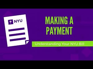Making a Payment | Understanding Your NYU Bill
