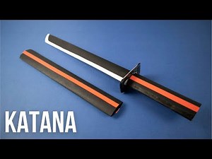 Come fare una katana di carta | Armi Ninja 🗡️