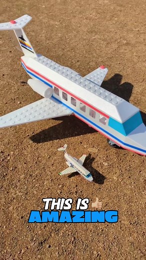 A flying Lego Jet was a dream as a kid. Making a RC Airplane that is identical to the lego plane is truly amazing #rc #radiocontrol #hobbies