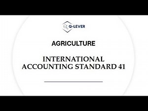 IAS 41 - Agriculture