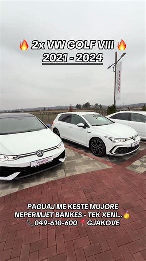 VW GOLF VIII R20Years - 2024 - KM: 25.000 VW GOLF VIII GTD - 2021 - KM: 50:000 📞049-610-600 📞044-125-700 . . . . . . . #autosallonixeni #kosovo #dhezipahiri #fyp #shesblejvetura