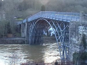 Iron Bridge Crosses River Severn Ironbridge Stock Footage Video (100% Royalty-free) 22506 | Shutterstock