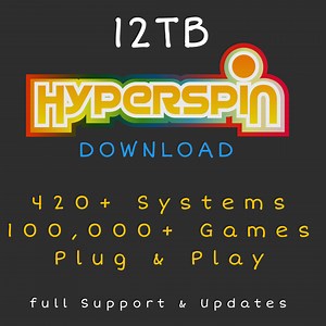 12TB Hyperspin Download - Over 420  Systems & 100,000  Games