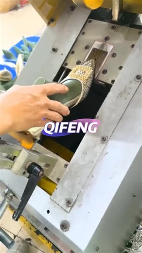 Qifeng Barbara on Instagram: "Qifeng lady shoe toe cut machine#shoes#shoes machine WeChat/WhatsApp ID:008613829201736"