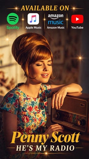 "He’s My Radio", Dreamy 60s Love Ballad #shorts #aimusic #oldies #retropop #60smusic