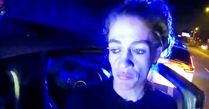 Video shows moment car thieves caught red-handed by police in heated chase