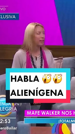 El extraño caso de Mafe Walker y su idioma alienígena