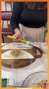 Here's how to wrap a samosa with Sarah Wood. She's using tortillas to make them. Watch how to make her recipe for them on Morning Live, BBC iPlayer on 24/01/24. | BBC Morning Live