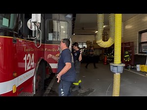 🔥FIRE🔥chicago fire department Engine 124 Truck 38 (Spare) responding