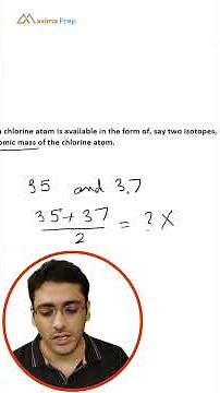 How to Calculate Average Atomic Mass of Chlorine | Isotopes Explained | CBSE Class 9 Chemistry