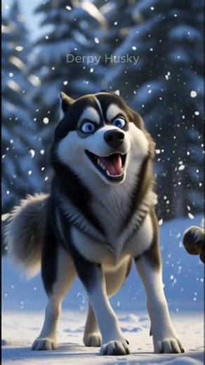 Crazy Husky Picked a Fight With a Wolf… Bad Idea 😂