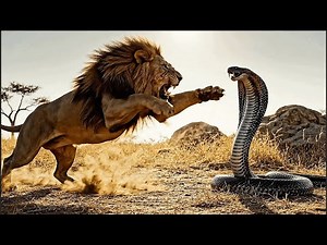 Lion King vs King Cobra : The Greatest Tragedy in a King’s Life - Animal Combat World