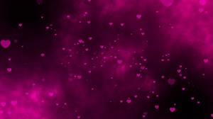 Download Love effect particle with heart shape background for free