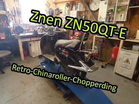 Znen ZN50QTE Retro-Chinaroller | Garagenfund zum Leben erwecken | läuft das Chopperding ?