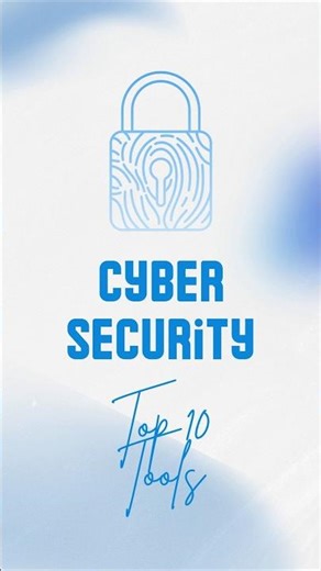 Top 10 Tools..#tools #cybersecurity #soc #ethicalhacking