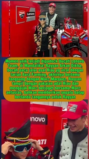 Bocah Pacu Jalur Bertemu Marc Marquez di Mandalika!