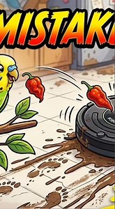 Roomba’s Biggest Mistake 💩🔥#budgiebanter #fail #funny