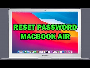 Cara Reset Password Laptop Macbook Air