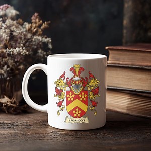 Personalised Family Crest Mug: Heraldry Gift for Christmas - Etsy UK