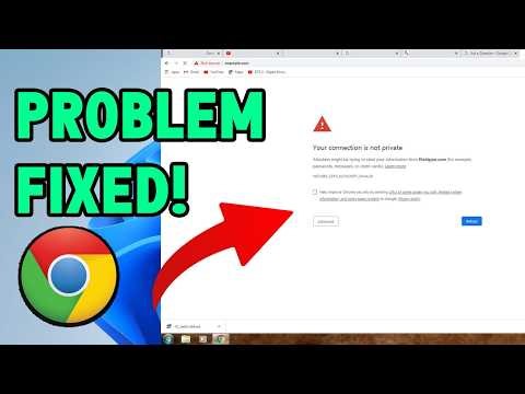 how to fix “this connection is not secure” error in google chrome