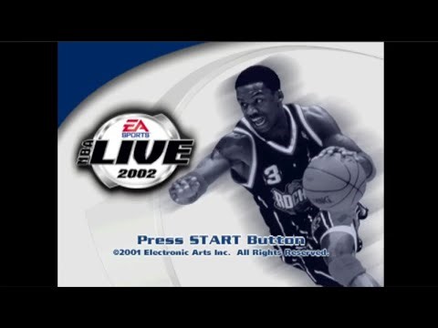 NBA Live 2002 - Sony PlayStation - Intro & Title Screen
