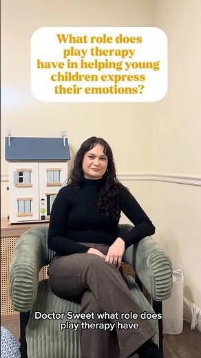 How does play therapy help young children express emotions?😊 with Dr. Sweet! #parentingadvice