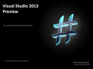 Visual Studio 2013 Ultimate Preview angetestet