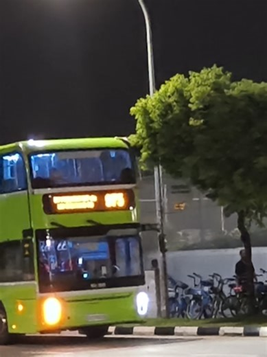 First Double Deck Electric Bus Arrives at Lim Chu Kang Rd