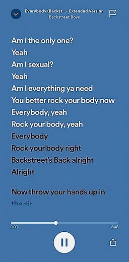 Everybody by the Backstreet Boys-lyrics video